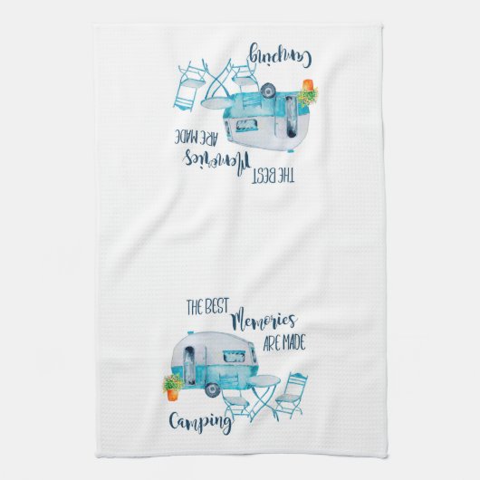 Camper of Motorhome Kitchen Towel Theedoek (Verticaal)