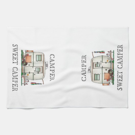 Camper of Motorhome Kitchen Towel Theedoek (Horizontaal)