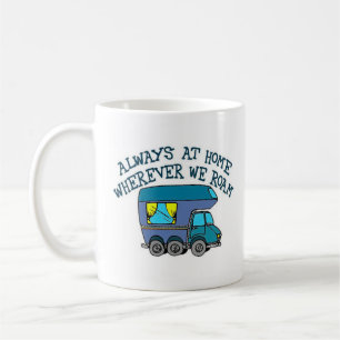 Camper of motorhome koffiemok