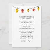 Camper op Beach Winter Home Nieuw adres Aankondiging (Achterkant)