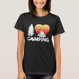 Camper Outdoor Tent I Love Camping T-shirt