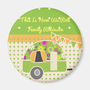 Camper-partij voor aanhangwagens levert groen/Ora Magneet