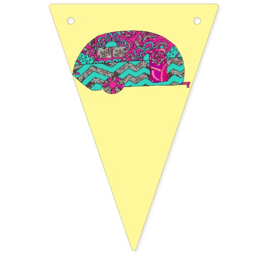 Camper Party Vlaggetjes (Eerste vlag)