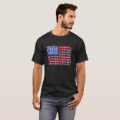 Camper Patriotic Summer Camping American Flag Rv T-shirt (Voorkant volledig)