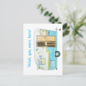  Camper Post Card Briefkaart (Staand voorkant)