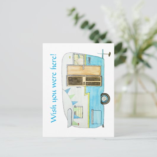  Camper Post Card Briefkaart (Staand voorkant)