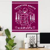 camper poster (Thuiskantoor)