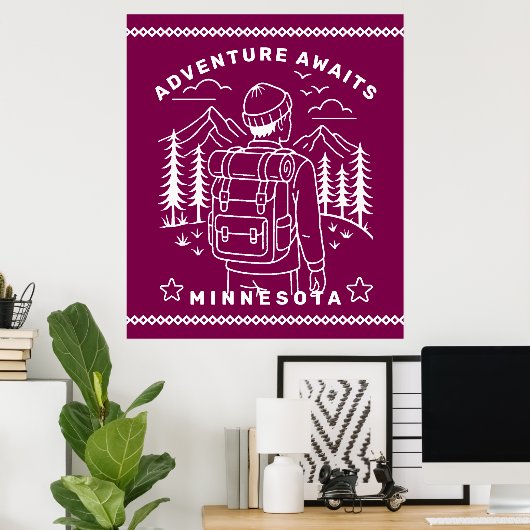 camper poster (Thuiskantoor)