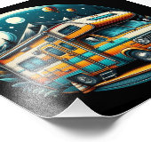 Camper poster! foto afdruk (Hoek)