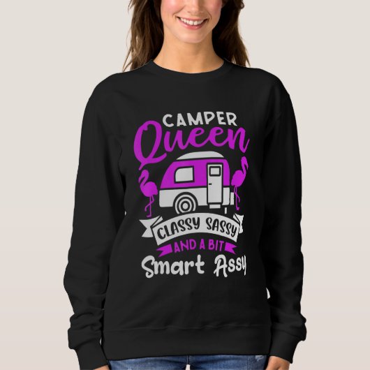 Camper Queen Classy Sassy en een beetje Smart Assy Trui (Voorkant)
