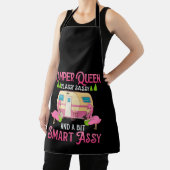 Camper Queen Classy Sassy Smart Funny Women Girls Schort (Insitu)