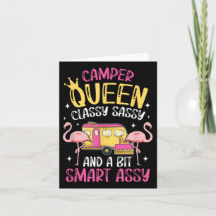 Camper Queen Cly Sy Smart Grappige Vrouwen Meisjes Kaart