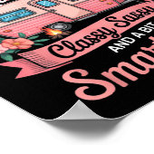 Camper Queen Cly Sy Smart Y Camng Rv Women  Poster (Hoek)