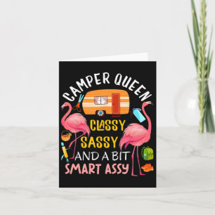 Camper Queen Cly Sy Smart Y Cool Camping Gift RV Kaart