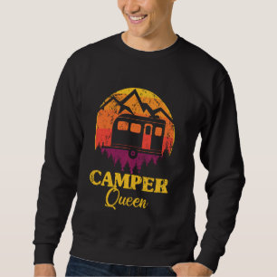 Camper Queen Retro Outdoor  Girl Women Cara Trui