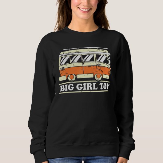 Camper Retro Big Girl Speelgoed Trui (Voorkant)