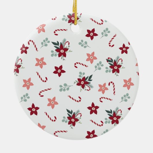 Camper Retro Green Kerstmis Keramisch Ornament (Achterkant)