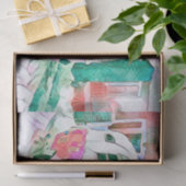 Camper Retro Hippie Bon Voyage Adventure Tissuepapier (Geschenk)