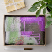 Camper Retro  Hippie Geluk is het kamperen Tissuepapier (Geschenk)