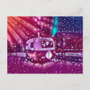 Camper Retro Hippie je hebt dit Inspirerend Briefkaart