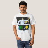 Camper Retro Hippie Life is een reis die gewoon ga T-shirt (Voorkant volledig)