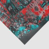 Camper Retro Hippie Road kan geluk bereiken Tissuepapier (Detail)