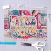 Camper Retro Hippie Road reist naar geluk Vrijheid Tissuepapier (Craft)