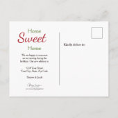 Camper Retro met kerstrode groene Vintage Briefkaart (Achterkant)