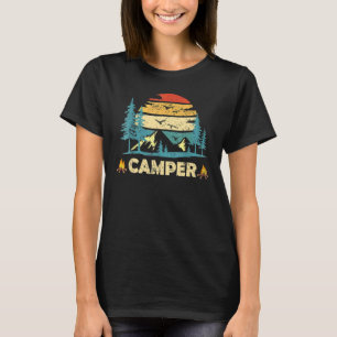 Camper Retro overeenkomende Camping Crew T-shirt