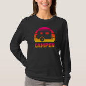 Camper Retro Sun - Camping Travel Fun T-shirt (Voorkant)