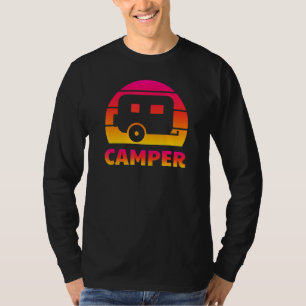 Camper Retro Sun - Camping Travel Fun T-shirt