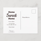 Camper Retro Vintage Travel Trailer Plezier Bewege Briefkaart (Achterkant)