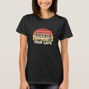 Camper Retro Vintage Van Life Caravan 2 T-shirt