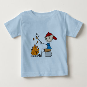 Camper Roasting Hot Dogs Tshirts en cadeaus