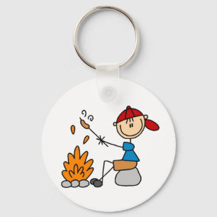 Camper Roasting Hot Dogs Tshirts en cadeaus Sleutelhanger