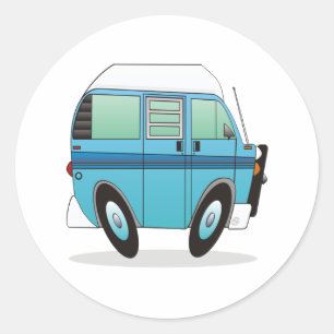 Camper Ronde Sticker