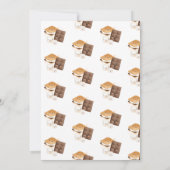 Camper | Rustisch Baby shower Kaart (Achterkant)