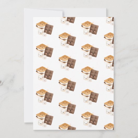 Camper | Rustisch Baby shower Kaart (Achterkant)