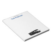 Camper / RV / Camping - Gepersonaliseerd Notitiebl Notitieblok (Schuin)