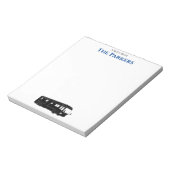 Camper / RV / Camping - Gepersonaliseerd Notitiebl Notitieblok (Linkerzijde)