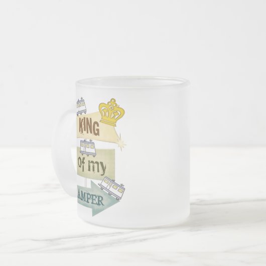 Camper/RV Lifestyle Travel Mug Tweekleurige Koffiemok (Voorkant links)