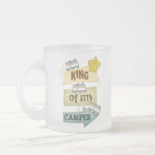 Camper/RV Lifestyle Travel Mug Tweekleurige Koffiemok (Links)
