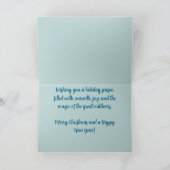  Camper Saguaro Cactus Christmas Kaart (Binnen)