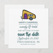 Camper Save the Date (Voorkant / Achterkant)