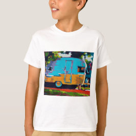 Camper Schilderij - Cadeau voor Kampeerliefhebbers T-shirt