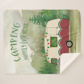 Camper Sherpa Blanket Deken (Voorkant (horizontaal))
