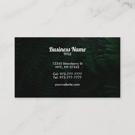 Camper Slogans visitekaartjes (Achterkant)