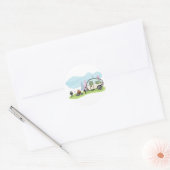 Camper Stickers in Vintage Stijl (Envelop)