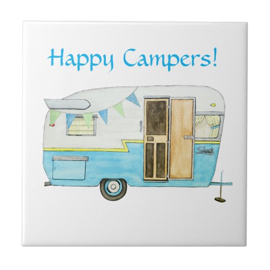  Camper Tile Tegeltje (Voorkant)
