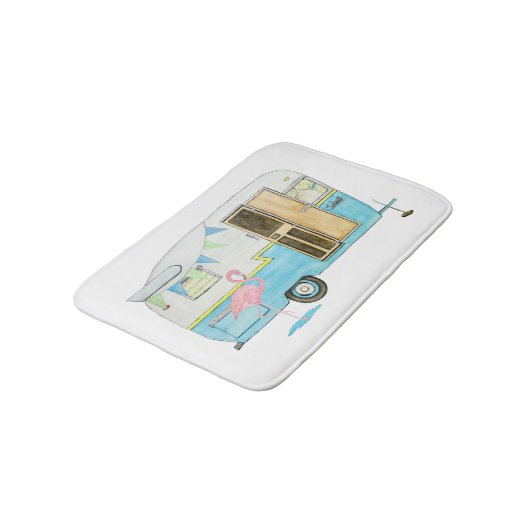 Camper Trailer Bath Mat (Gekanteld)